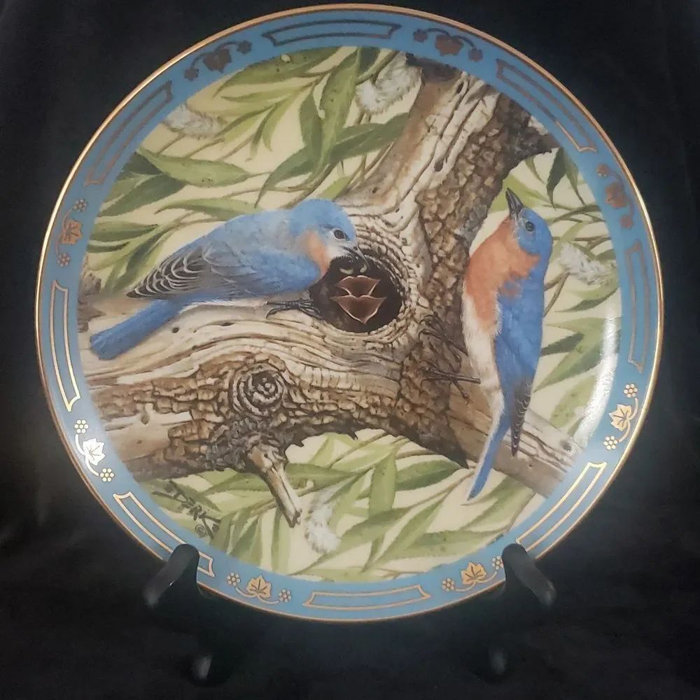 Derk Hansen "Bright and Early" Decorative Collectible Plate from Danbury Mint
